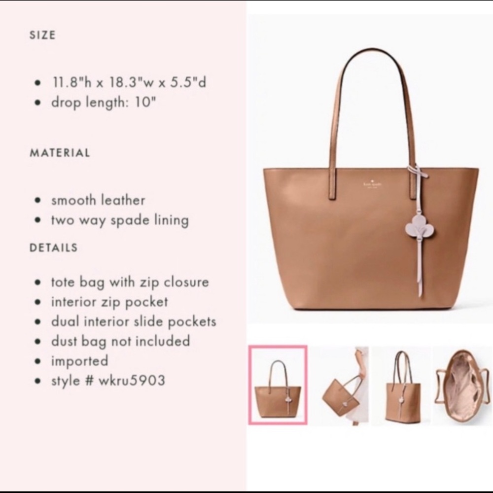 Kate Spade Kelsey Toasty Tote Bag